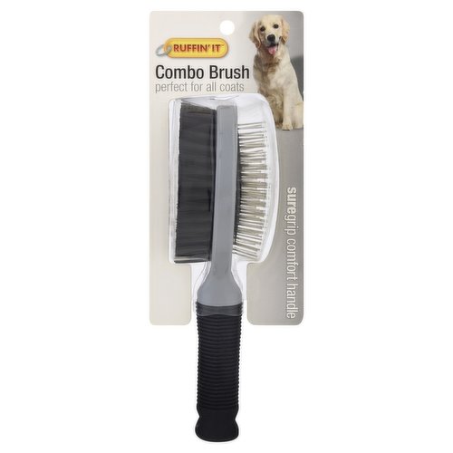 Soft Grip Combo Pin & Bristle Brush